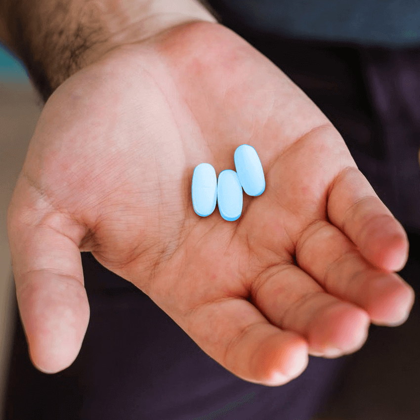 Man takes pills for PrEP