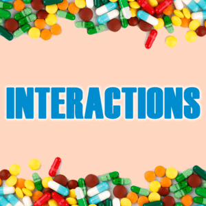 Interactions of medication